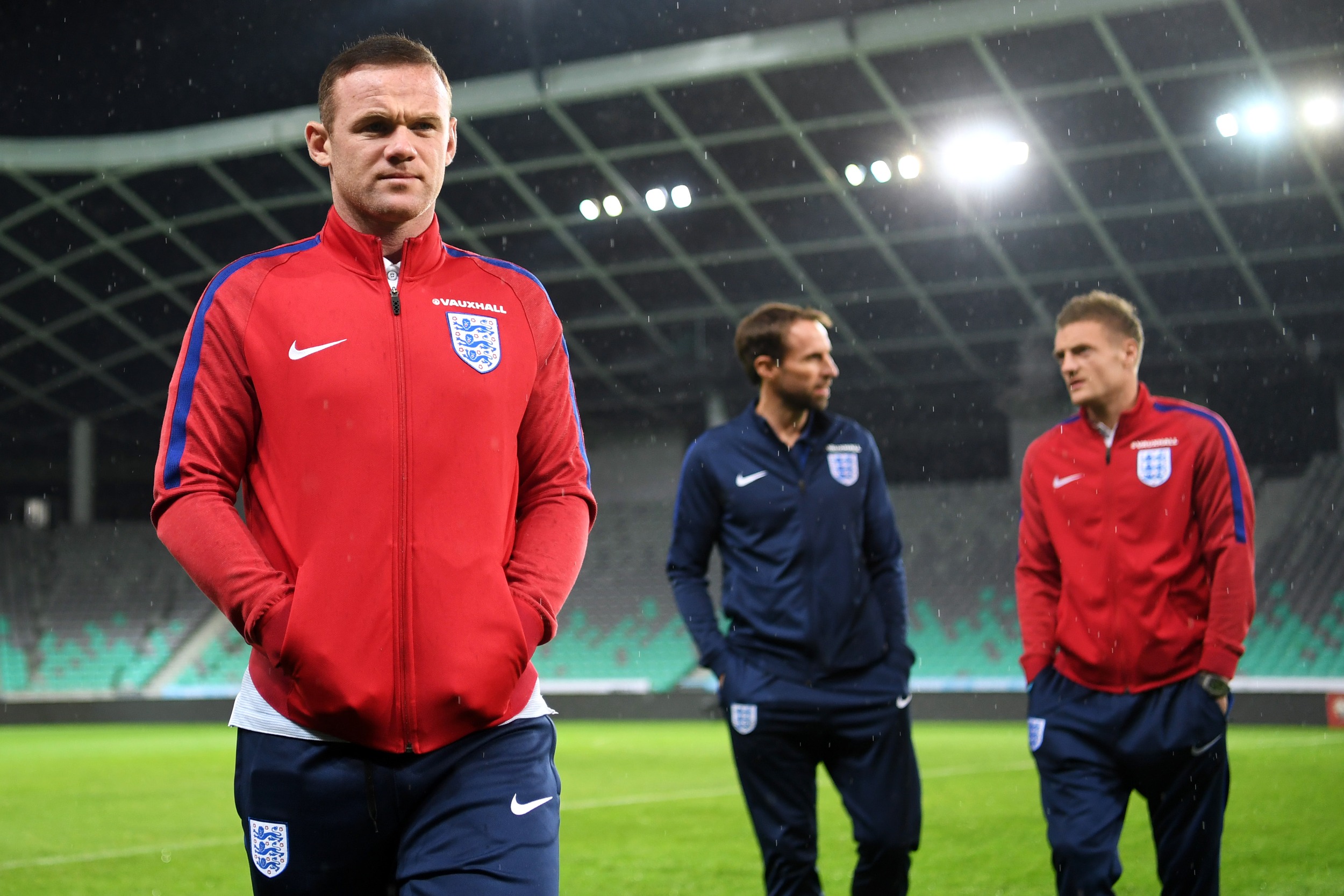 Wayne Rooney, Gareth Southgate ve Jamie Vardy