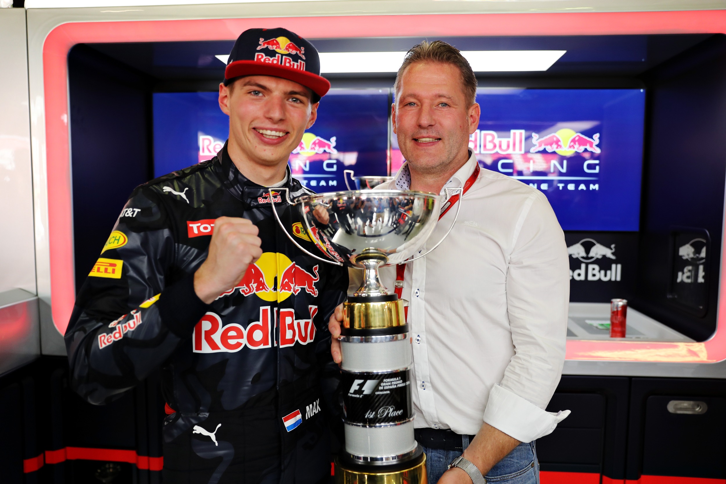 Max ve babası Jos Verstappen