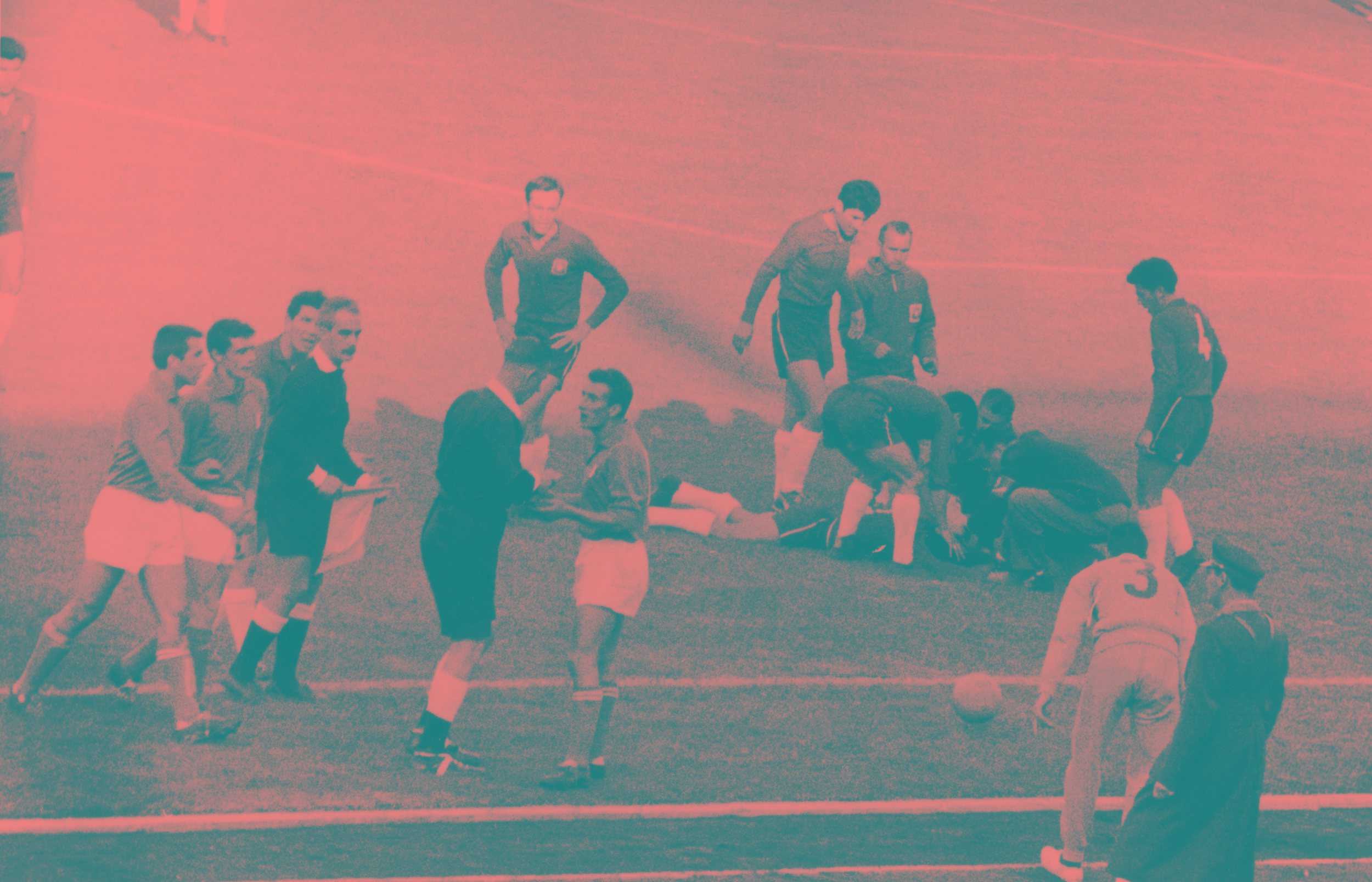 1962 Dünya Kupası'nda oynanan Şili-İtalya maçından...