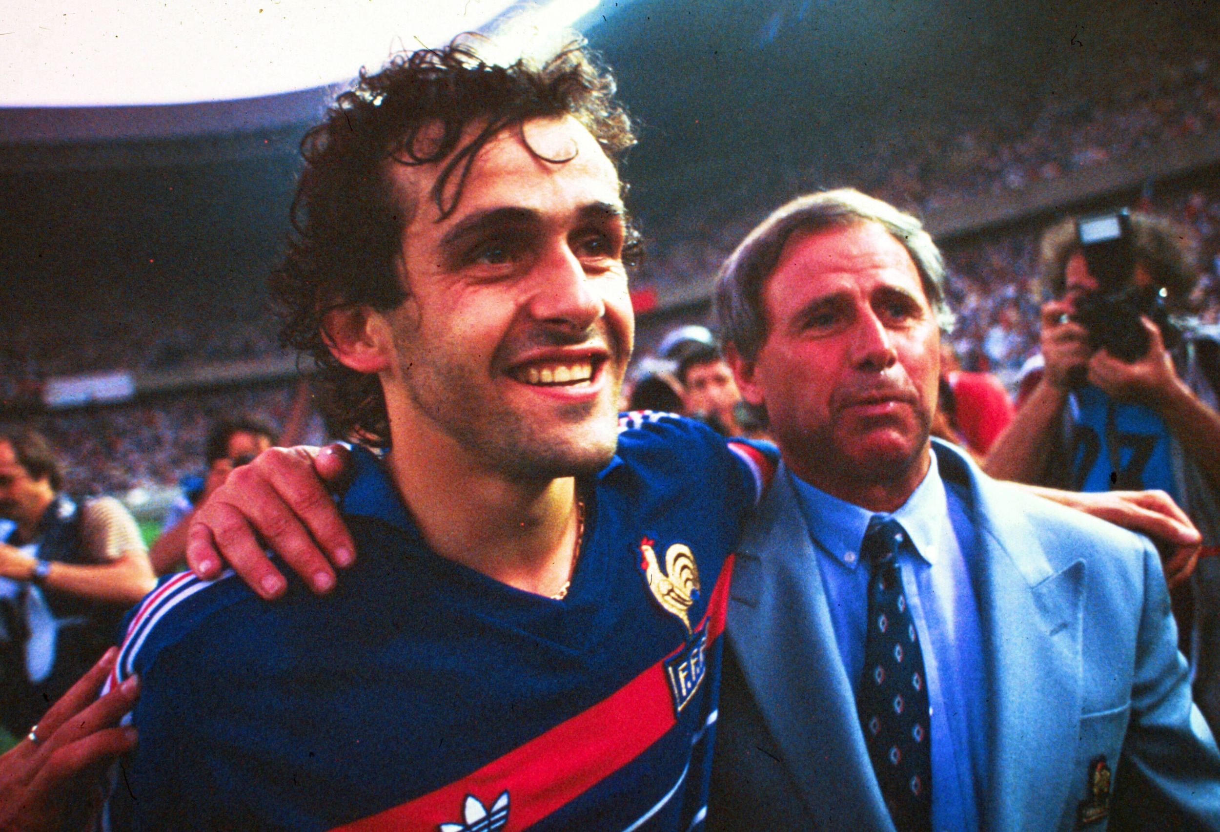 Michel Platini ve Michel Hidalgo