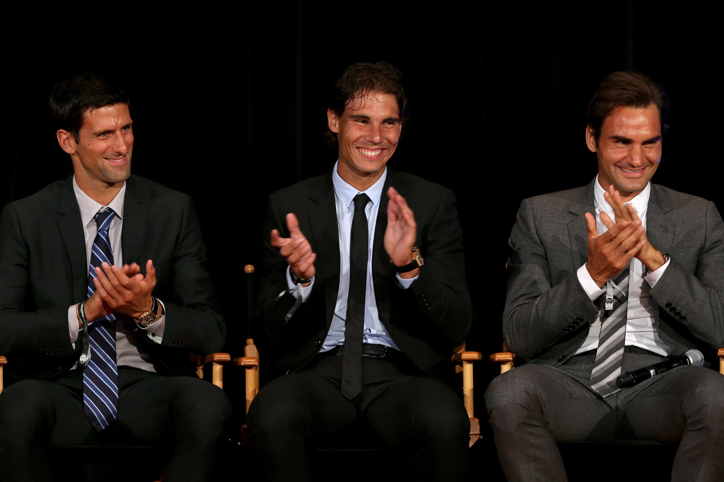 Novak Djokovic, Rafael Nadal ve Roger Federer