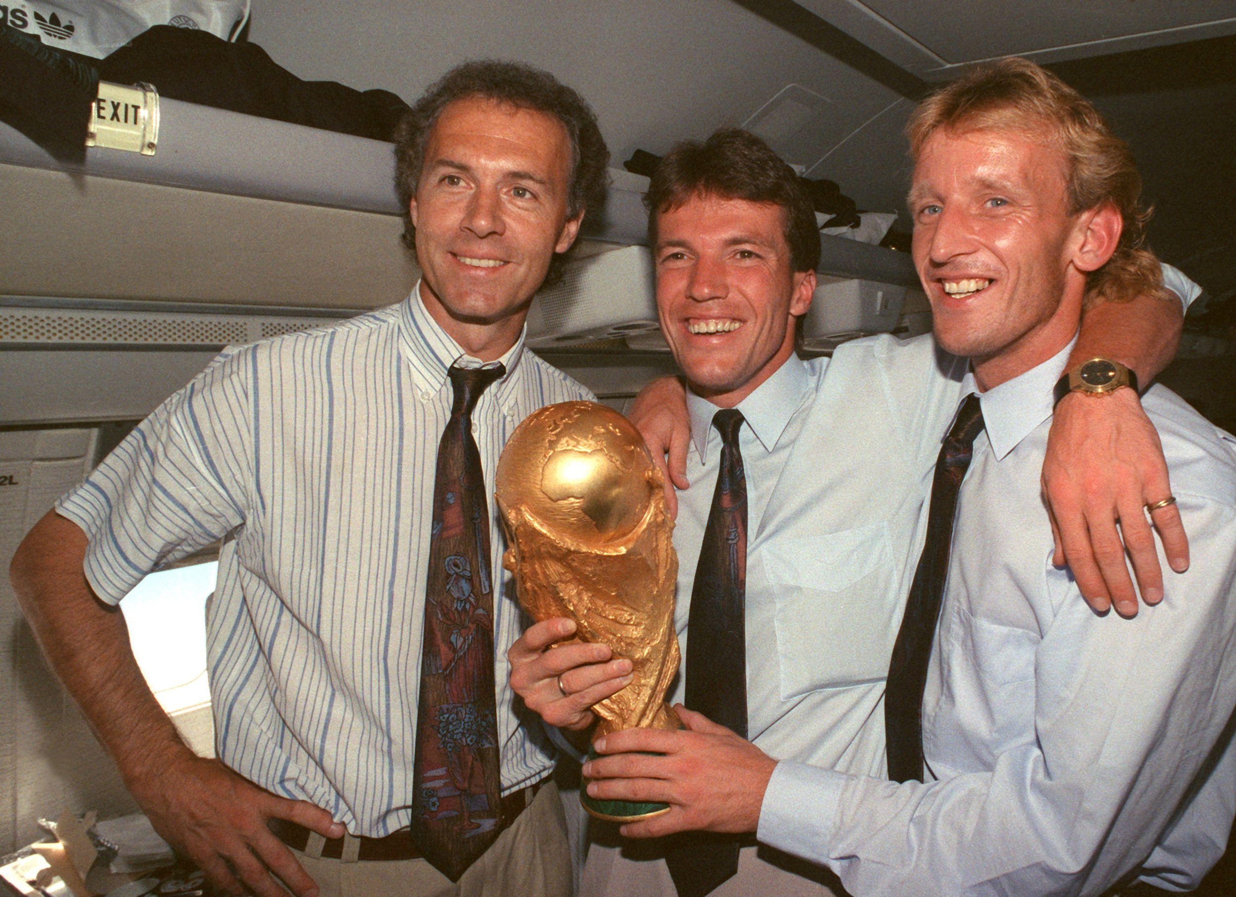Franz Beckenbauer, Lothar Matthaeus, Andreas Brehme