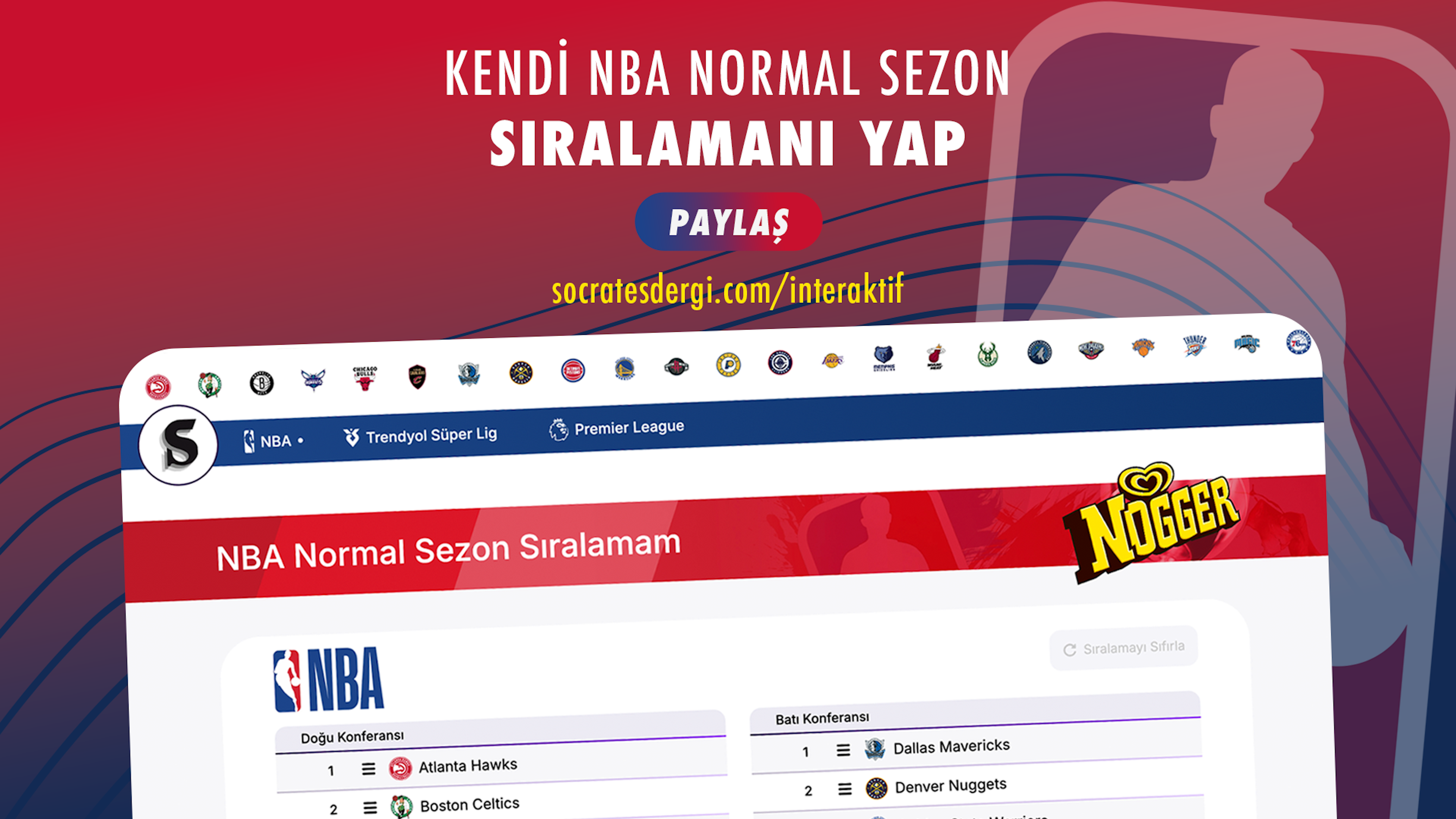 NBA Normal Sezon Sıralamanı Oluştur