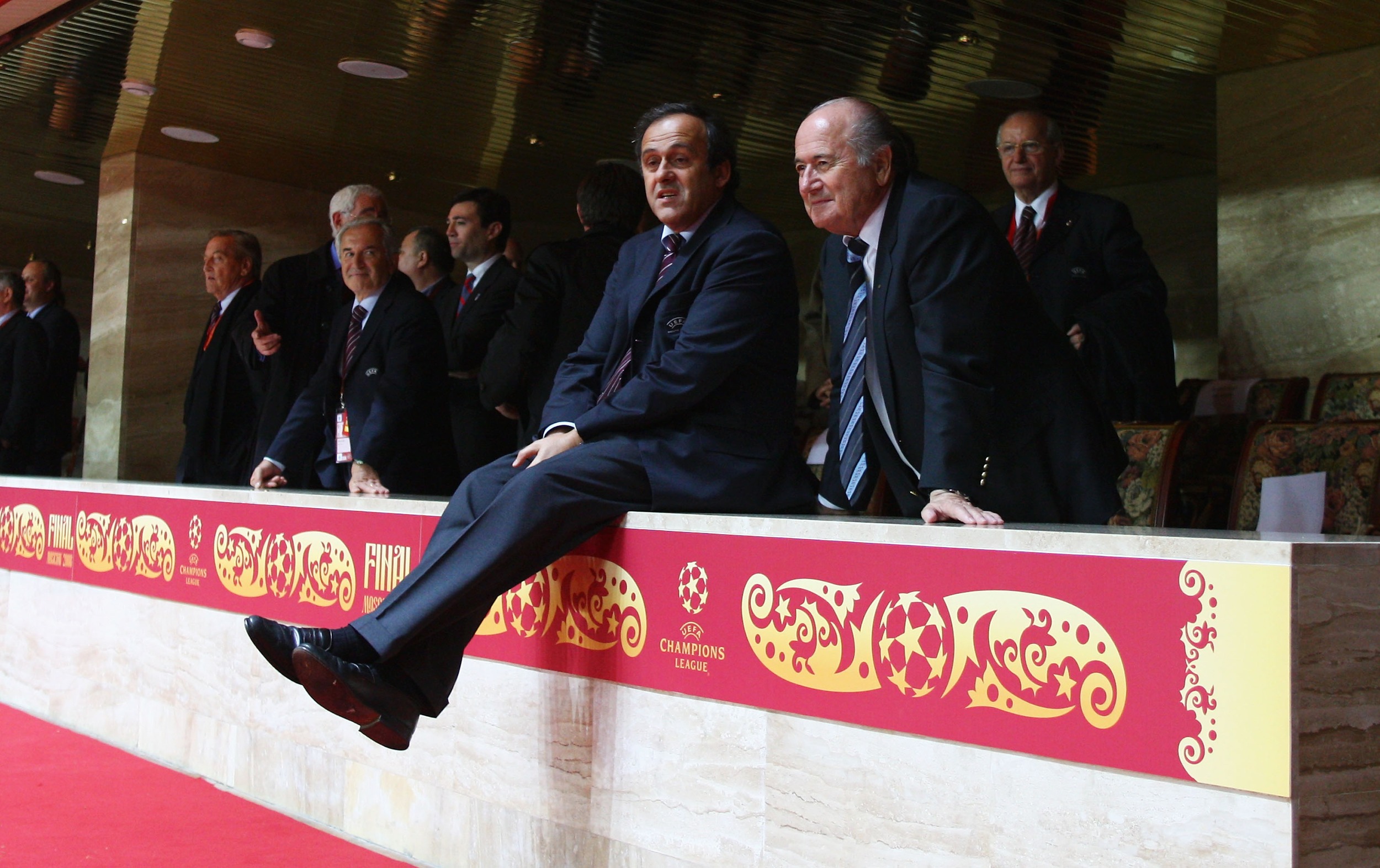 Michel Platini ve Sepp Blatter