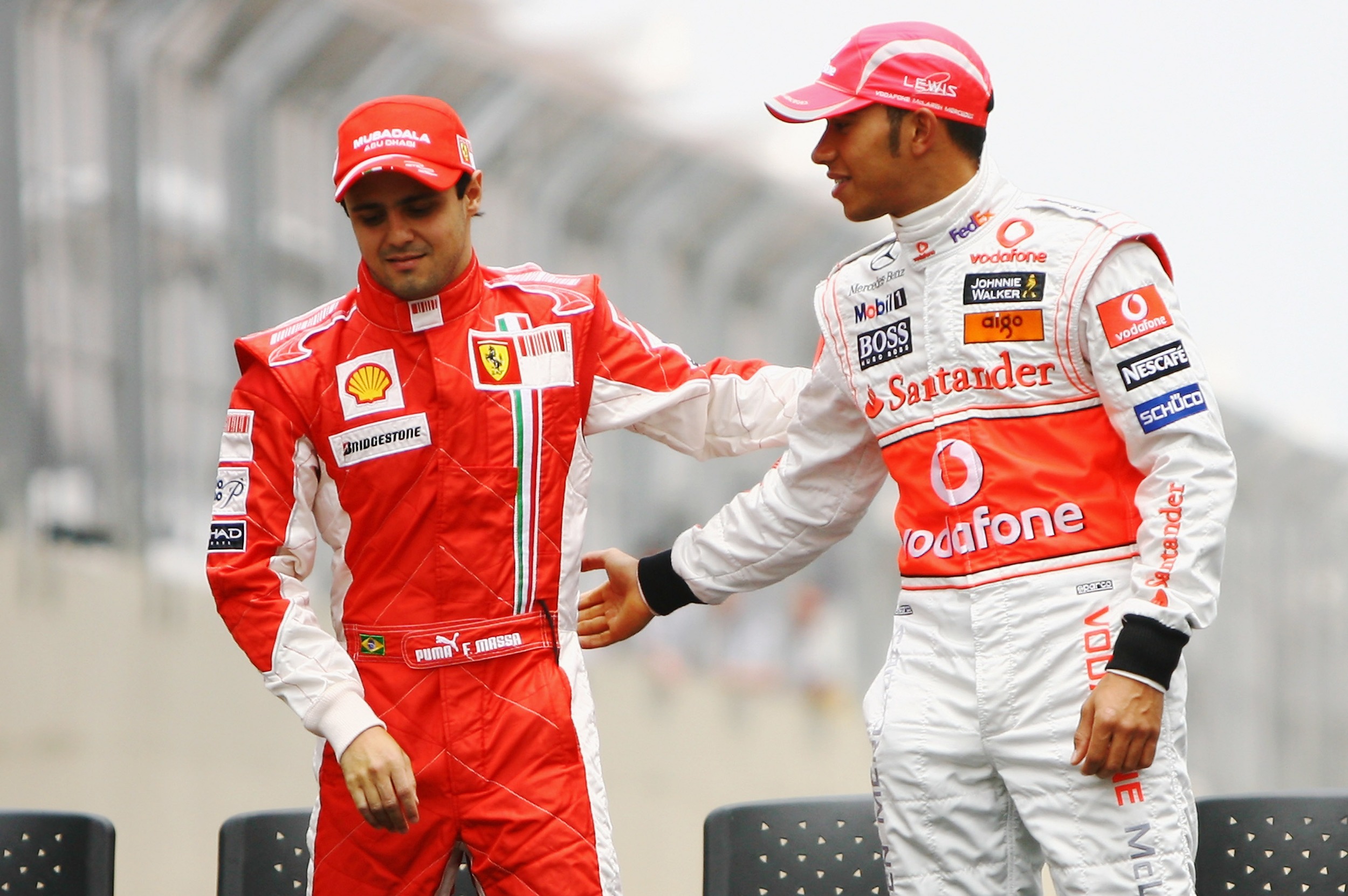 Felipe Massa ile Lewis Hamilton