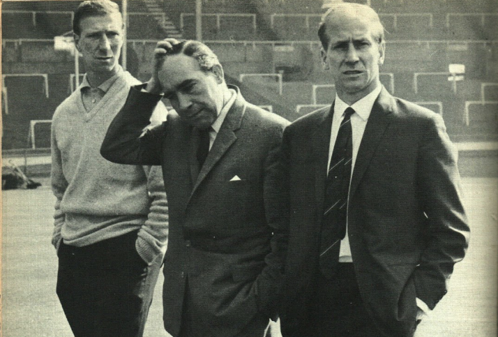 Jack Charlton - Alf Ramsey - Bobby Charlton 