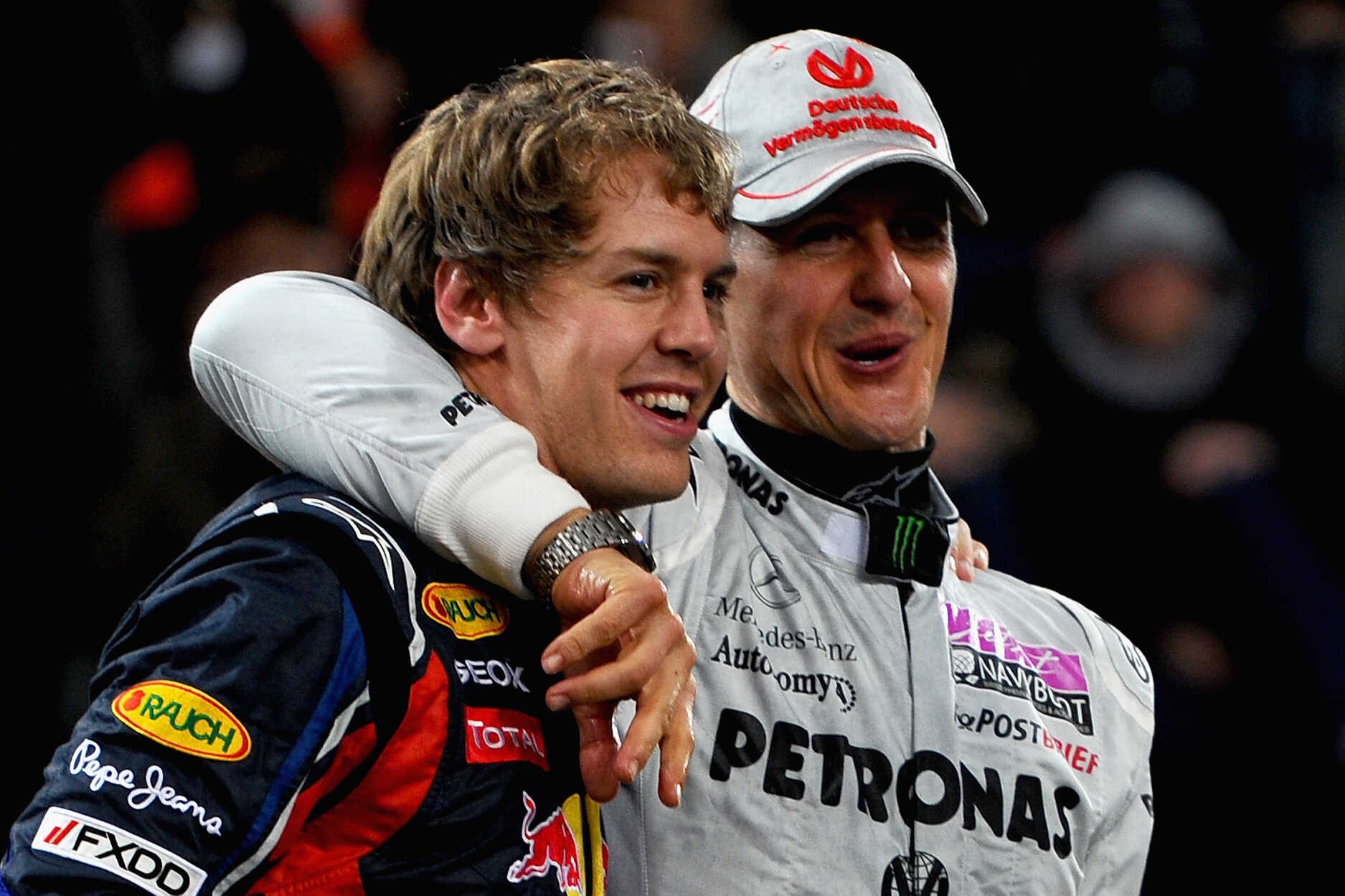Sebastian Vettel ile Michael Schumacher
