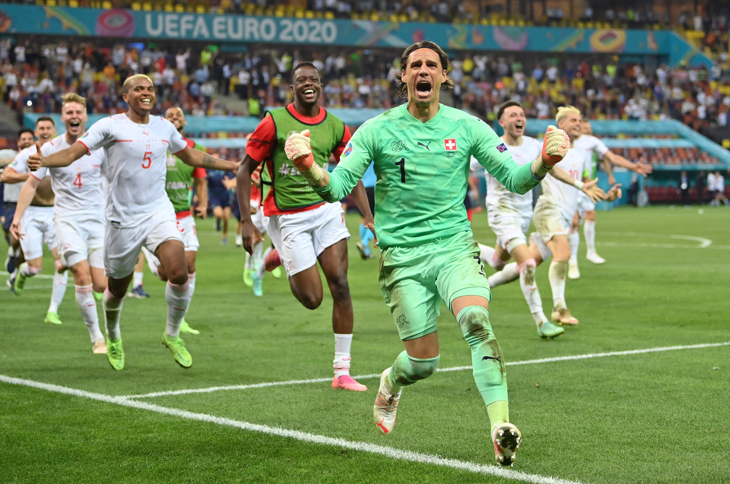 Euro 2020 son 16 turunda Fransa'yı penaltılar sonucunda eleyen İsviçre Milli Takımı