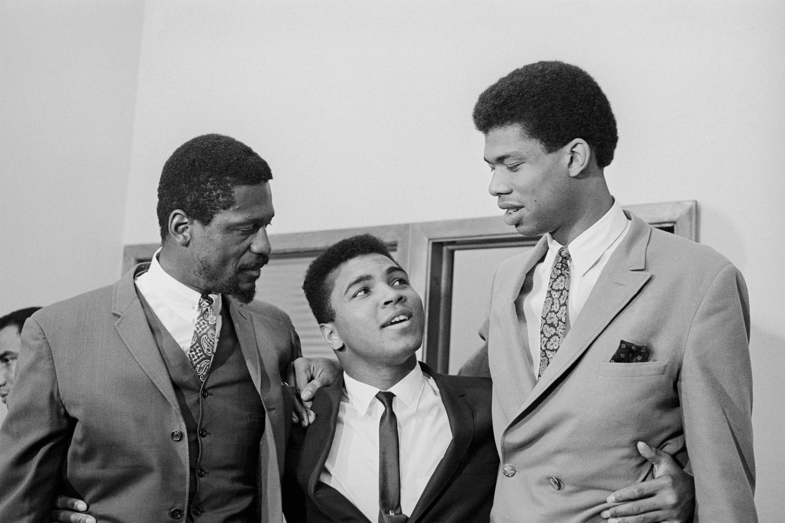 Bill Russell, Muhammed Ali ve Kareem Abdul-Jabbar