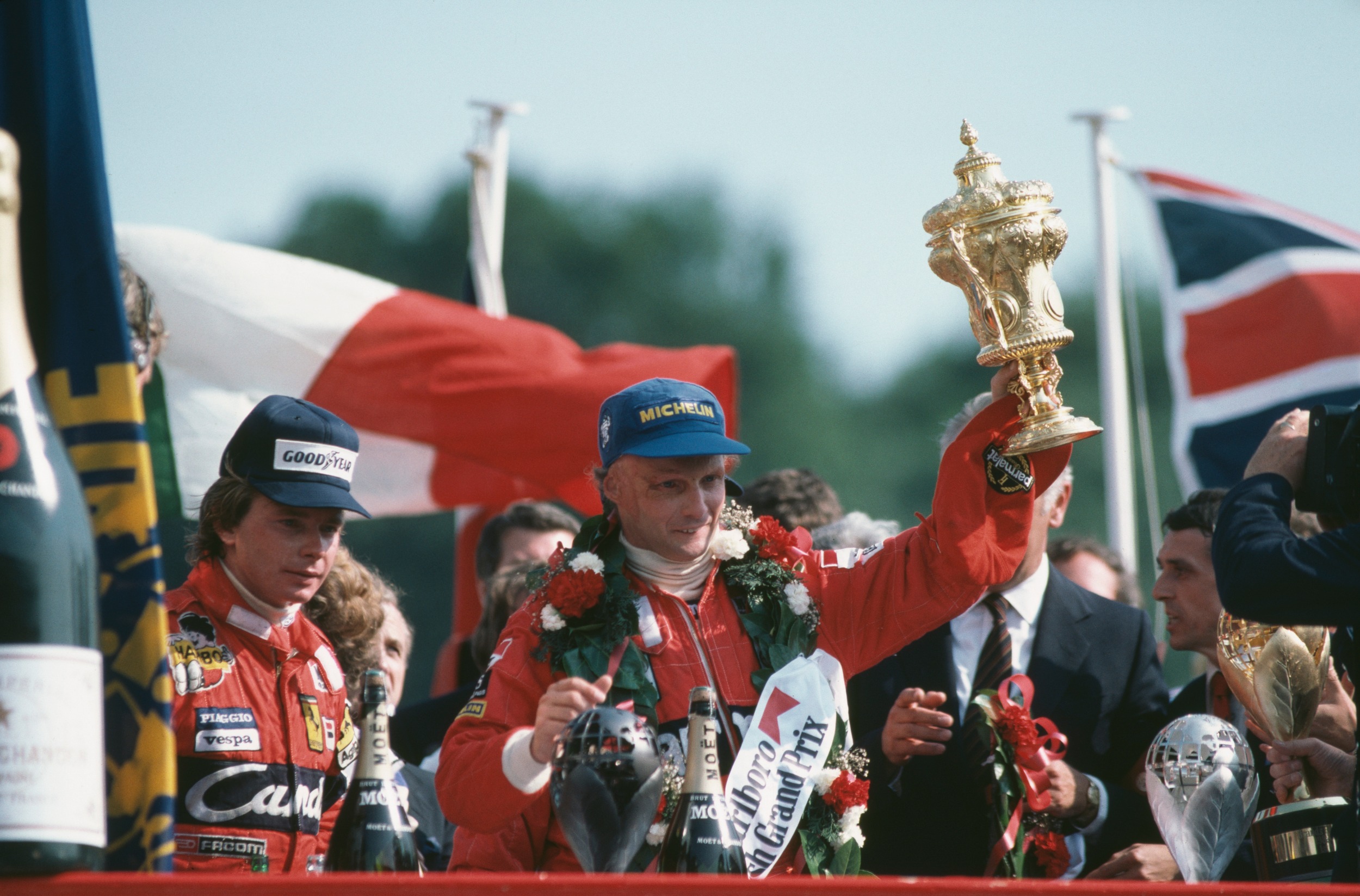 1984 Formula 1 Sezonu'nun galibi Niki Lauda...