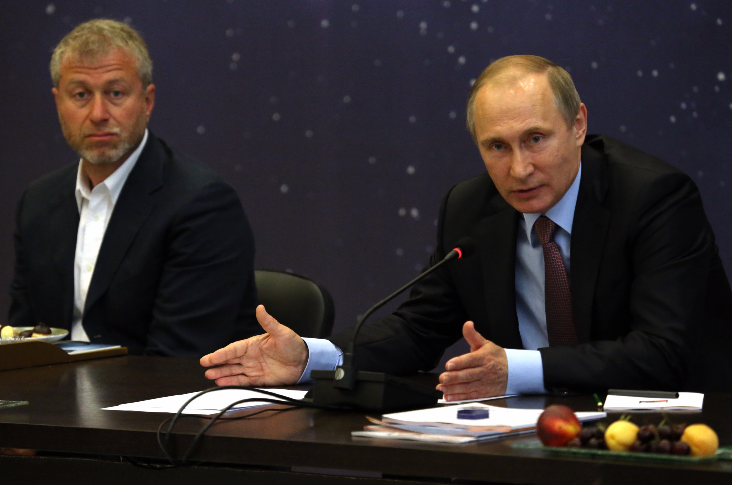 Roman Abramovich ve Vladimir Putin